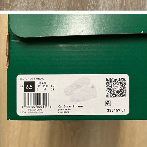 Puma Cali Dream White Platform Sneakers - Picture 7 of 7